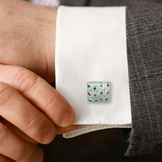 Silver Diceye Crystal Limited Edition Cufflinks