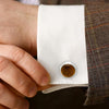 Silver Tiger Eye Crystal Limited Edition Cufflinks