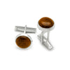 Silver Tiger Eye Crystal Limited Edition Cufflinks