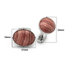 Silver Brown Crystal Limited Edition Cufflinks