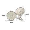 Silver Moonlit Pearl (MOP) Limited Edition Cufflinks