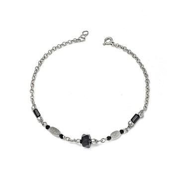 Silver Charming Mangalsutra Bracelet