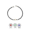 Silver Fresh Pearl Mangalsutra Bracelet