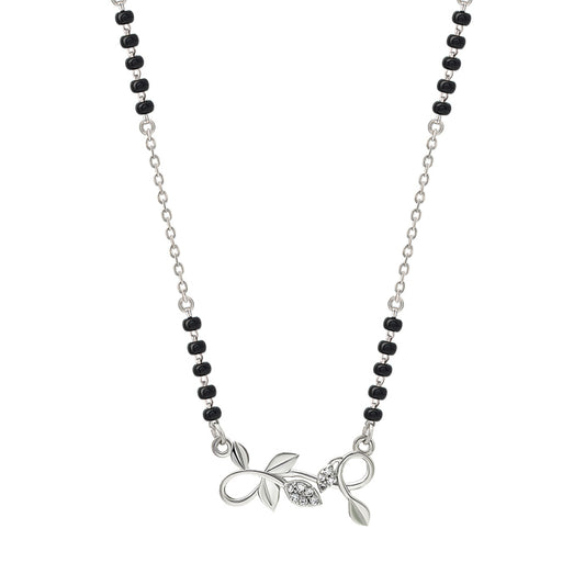 Silver Bouquet Mangalsutra