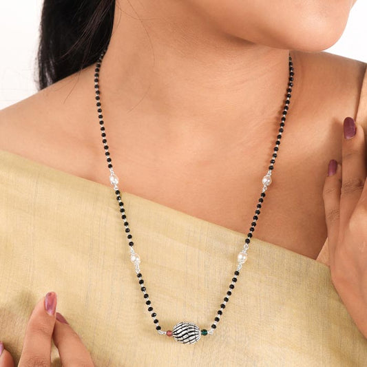Silver Tanvi Indian Mangalsutra