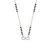 Silver Infinity Glow Mangalsutra