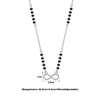 Silver Infinity Glow Mangalsutra