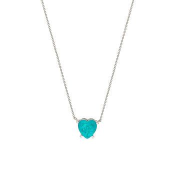Silver Sea Blue Necklace