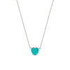 Silver Sea Blue Necklace