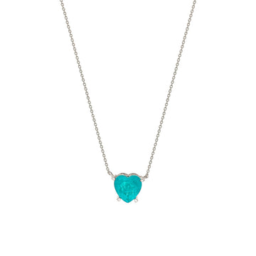 Silver Sea Blue Necklace