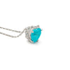 Silver Sea Blue Necklace