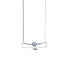 Silver Christie Evil Eye Necklace