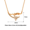 Rose Gold Abstract Necklace