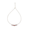 Silver Red Royalty Necklace