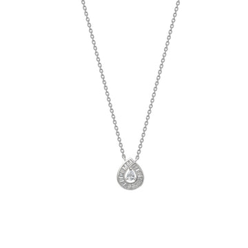 Silver Princess Diana Necklace