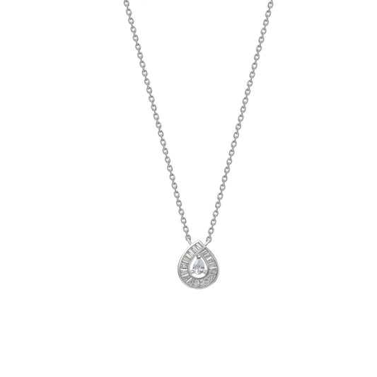 Silver Princess Diana Necklace