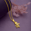 18k Gold Plated Shree Pendant with Chain