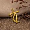 18k Gold Plated Baasuri Pendant