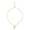 18k Gold Plated Baasuri Pendant with Chain