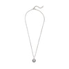 Silver Moonlit Pendant with Box Chain