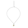 Two Tone 18k Gold plated Shree Pendant with Chain