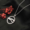 Silver Boho Pendant with Chain