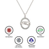 Silver Boho Pendant with Chain