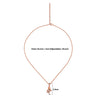 Rose Gold Shree Pendant with Chain