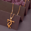 Rose Gold Baasuri Pendant with Chain