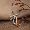 Two Tone Rose Gold Baasuri Pendant