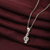 Silver Symphony Pendant with Chain