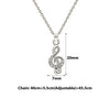 Silver Symphony Pendant with Chain