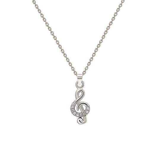 Silver Symphony Pendant with Chain