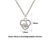 Silver Adore Me Pendant with Chain