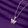 Silver Butterfly Wings Pendant with Chain