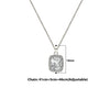 Silver Prism Pendant with Box Chain