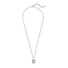 Silver Prism Pendant with Box Chain