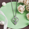 Silver Love Ringelet Pendant with Chain
