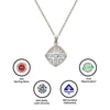 Silver Astral Pendant with Chain