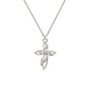 Silver Divine Cross Pendant with Chain
