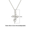 Silver Divine Cross Pendant with Chain