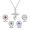 Silver Divine Cross Pendant with Chain