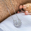 Silver Swan Necklace