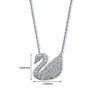 Silver Swan Necklace