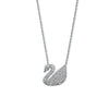 Silver Swan Necklace