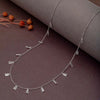 Silver White Radiant Necklace