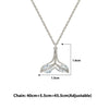 Silver Elegant Mermaid Pendant with Chain