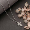 Silver Serene Cross Pendant with Chain