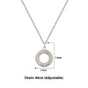 Silver Classic Round Pendant with Chain