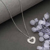 Silver Classic Heart Pendant with Chain
